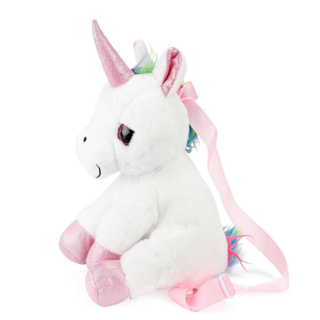 Toi-Toys eenhoorn knuffel rugzak 30 cm