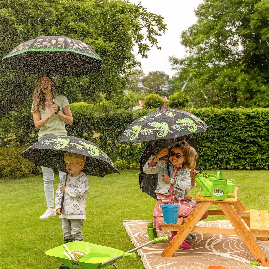 Esschert Design kinder paraplu kameleon