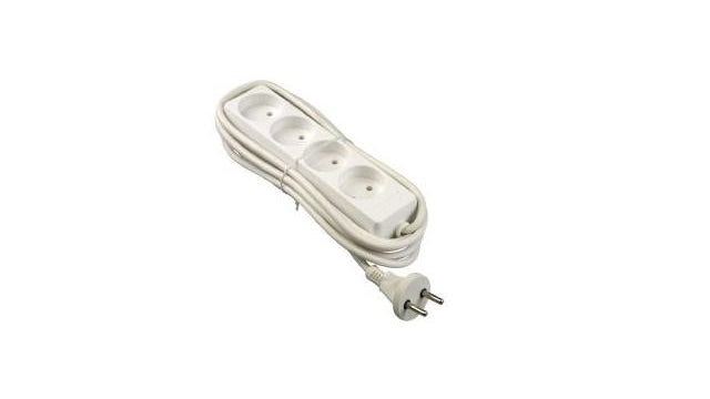 VB 41122 tafelcontactdoos 4-voudig z-ra 2x1.5mm