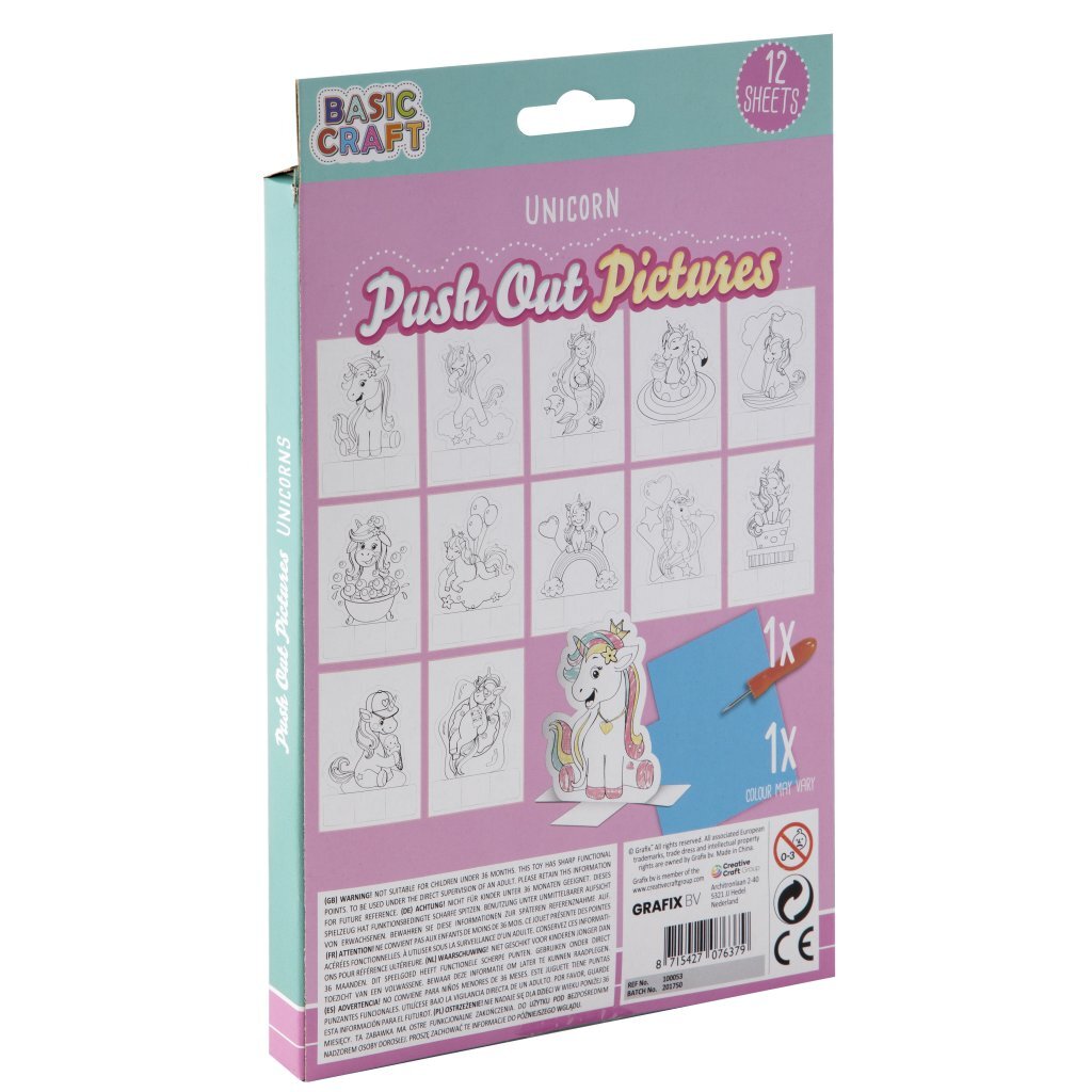 Grafix Prikblok dieren, 12dlg.