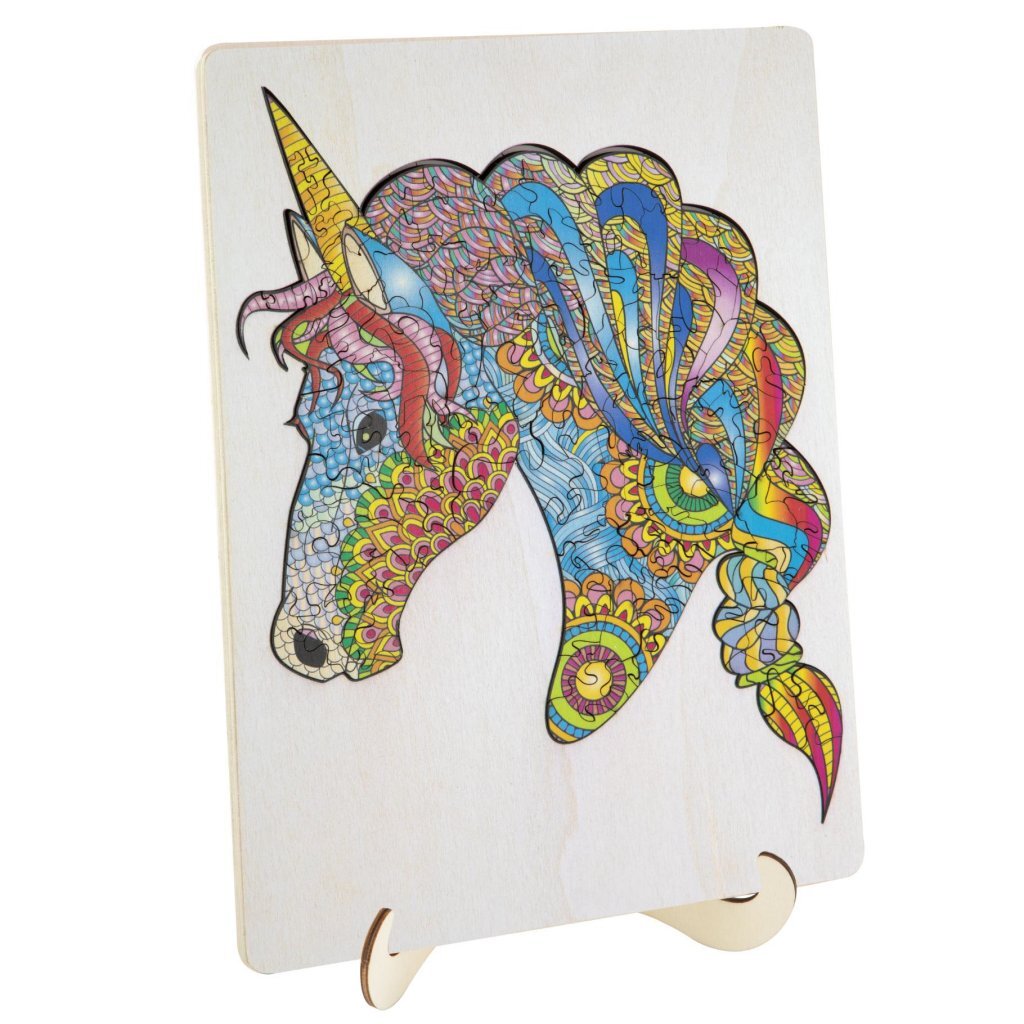 Creative Craft Group Moxy houten puzzel eenhoorn 137 stukjes