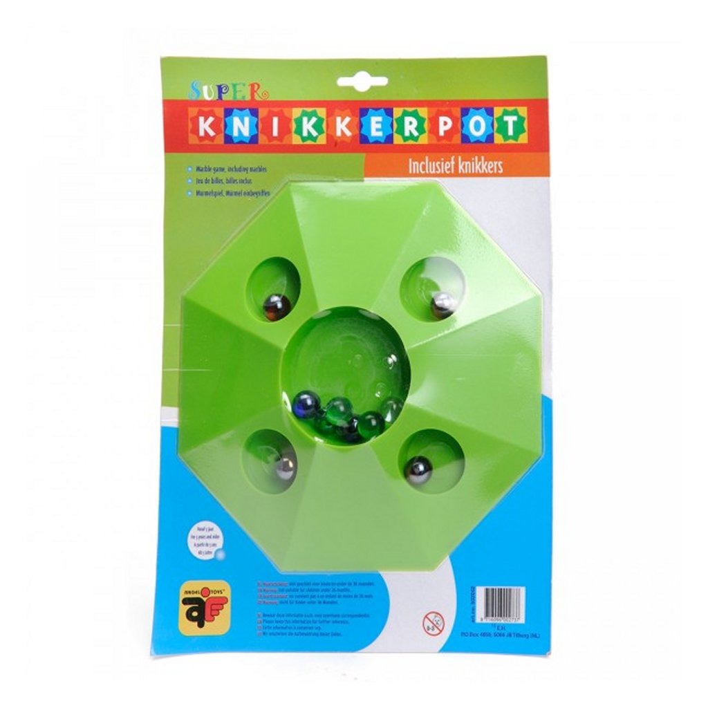 Engelhart Super knikkerpot met 10 knikkers oslash; 22 cm