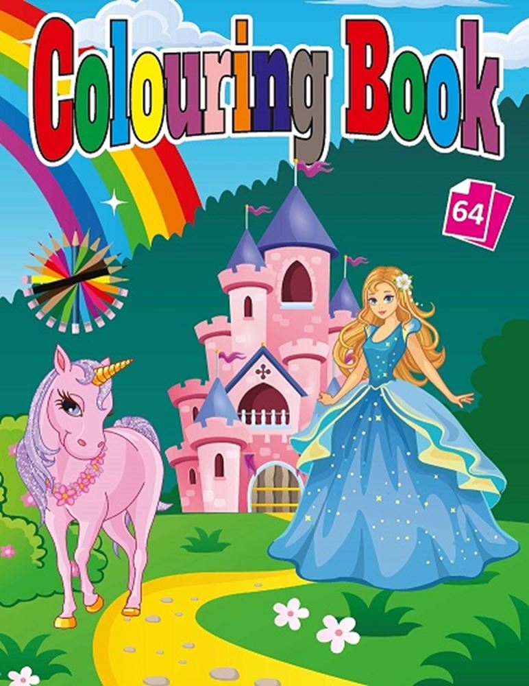 Boek Specials Nederland BV Kleurboekje a5. 64 pag. (20 stuks) 4 ass