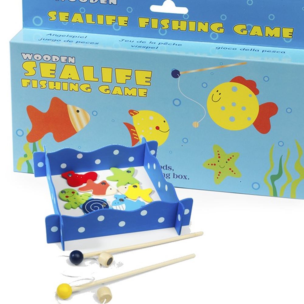 Simply For Kids Visspel hengelspel hout