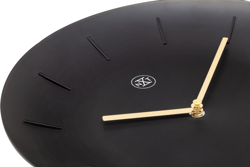 NeXtime nx-7339zw wandklok nxt bowl ø 30 cm zwart