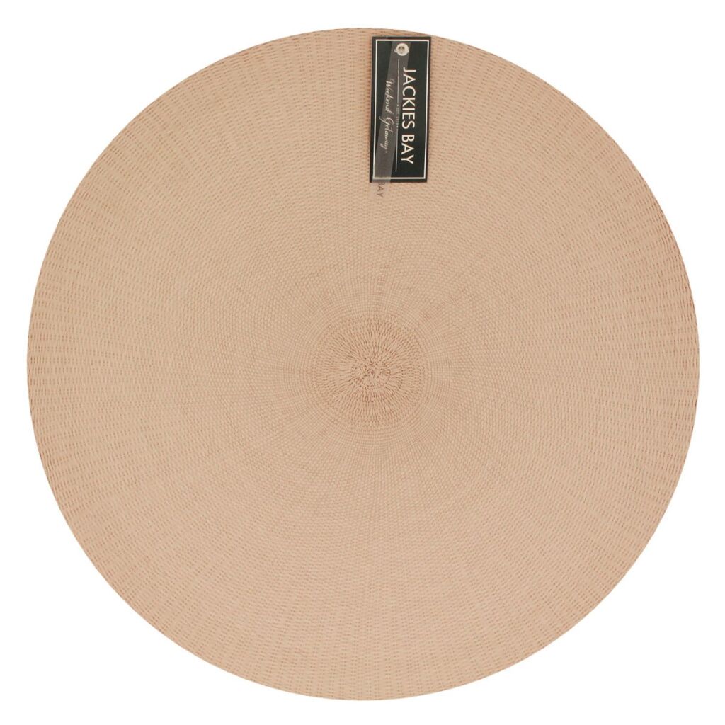 Jackies Bay placemat 38 rond roze