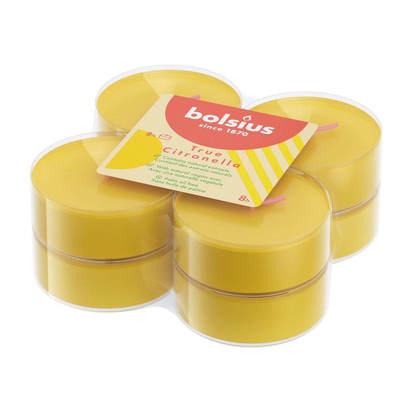 Bolsius true citronella maxi theelichten