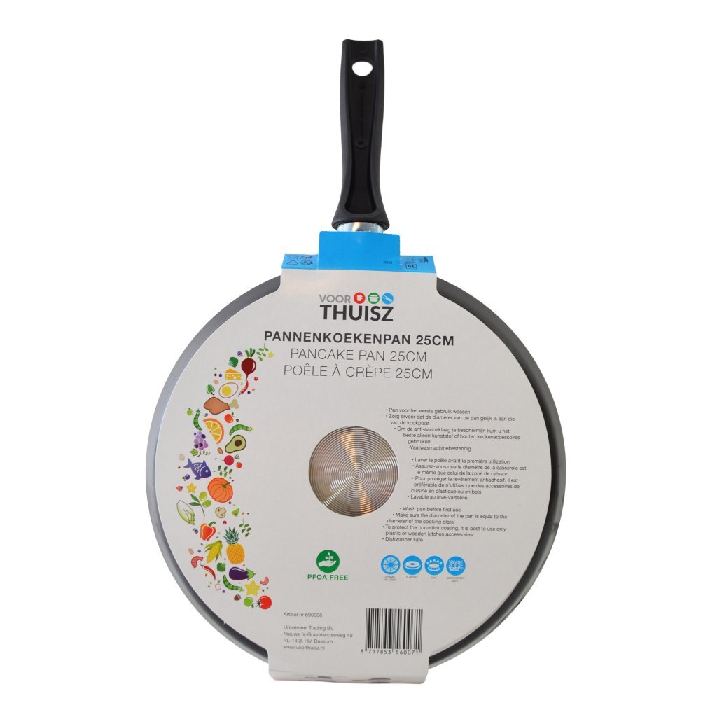 Voor Thuisz lugano pannenkoekenpan 25 cm