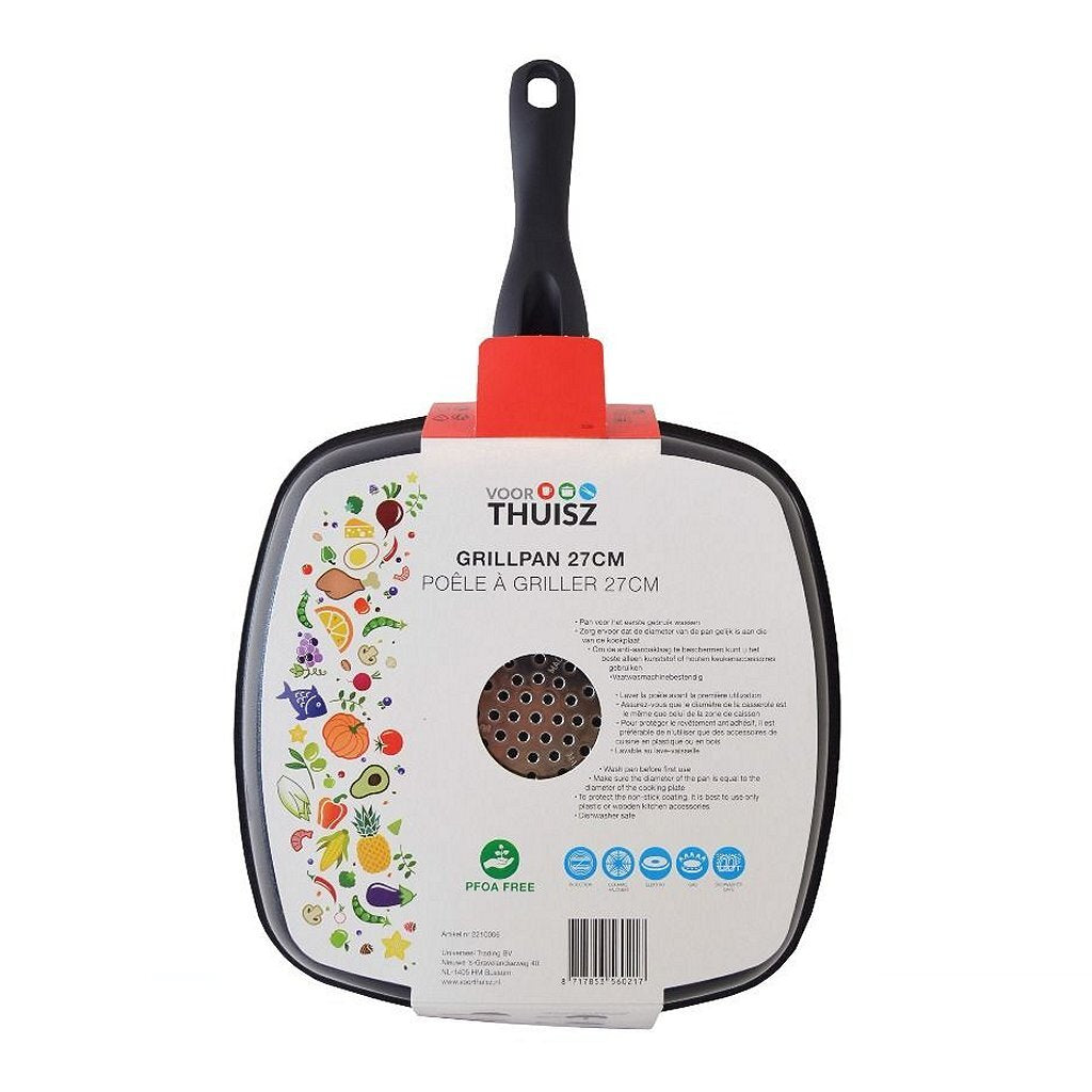 Voor Thuisz como grillpan 27 cm