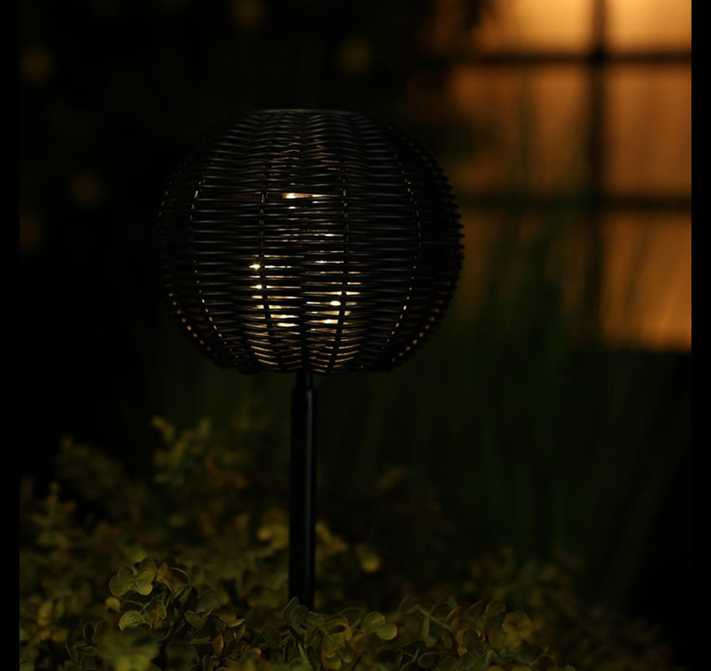 Countryfield solar tafellamp zwart h30cm