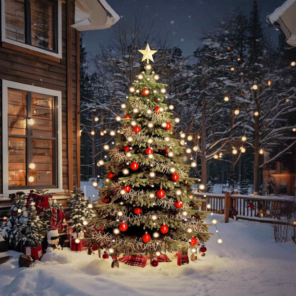 VidaXL Kerstboomverlichting met 180 led's net 180 cm