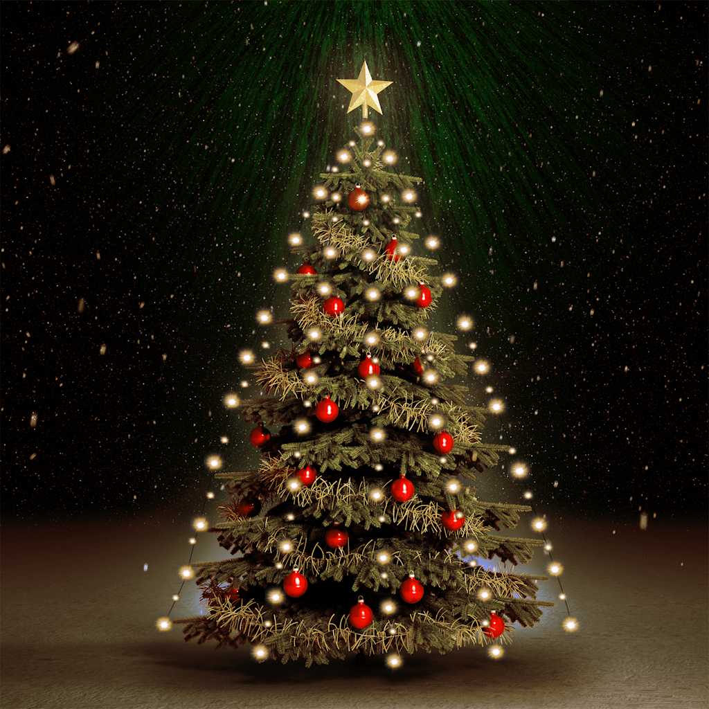 VidaXL Kerstboomverlichting met 180 led's net 180 cm