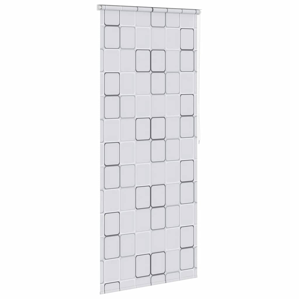 VidaXL Rolgordijn voor douche 100x240 cm vierkant