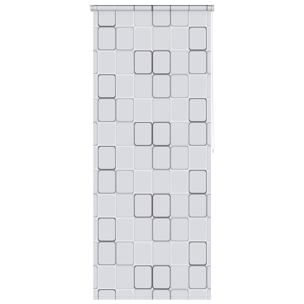 VidaXL Rolgordijn voor douche 120x240 cm vierkant