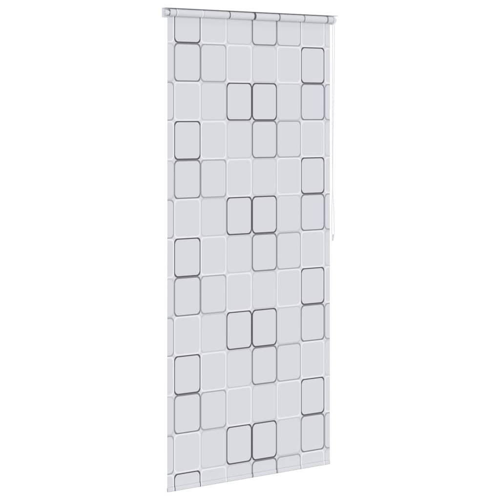 VidaXL Rolgordijn voor douche 120x240 cm vierkant
