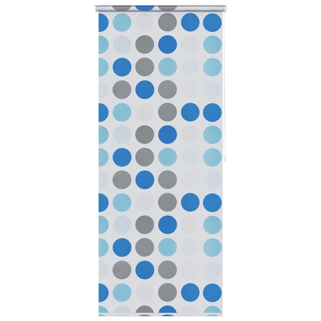 VidaXL Rolgordijn voor douche 100x240 cm cirkel