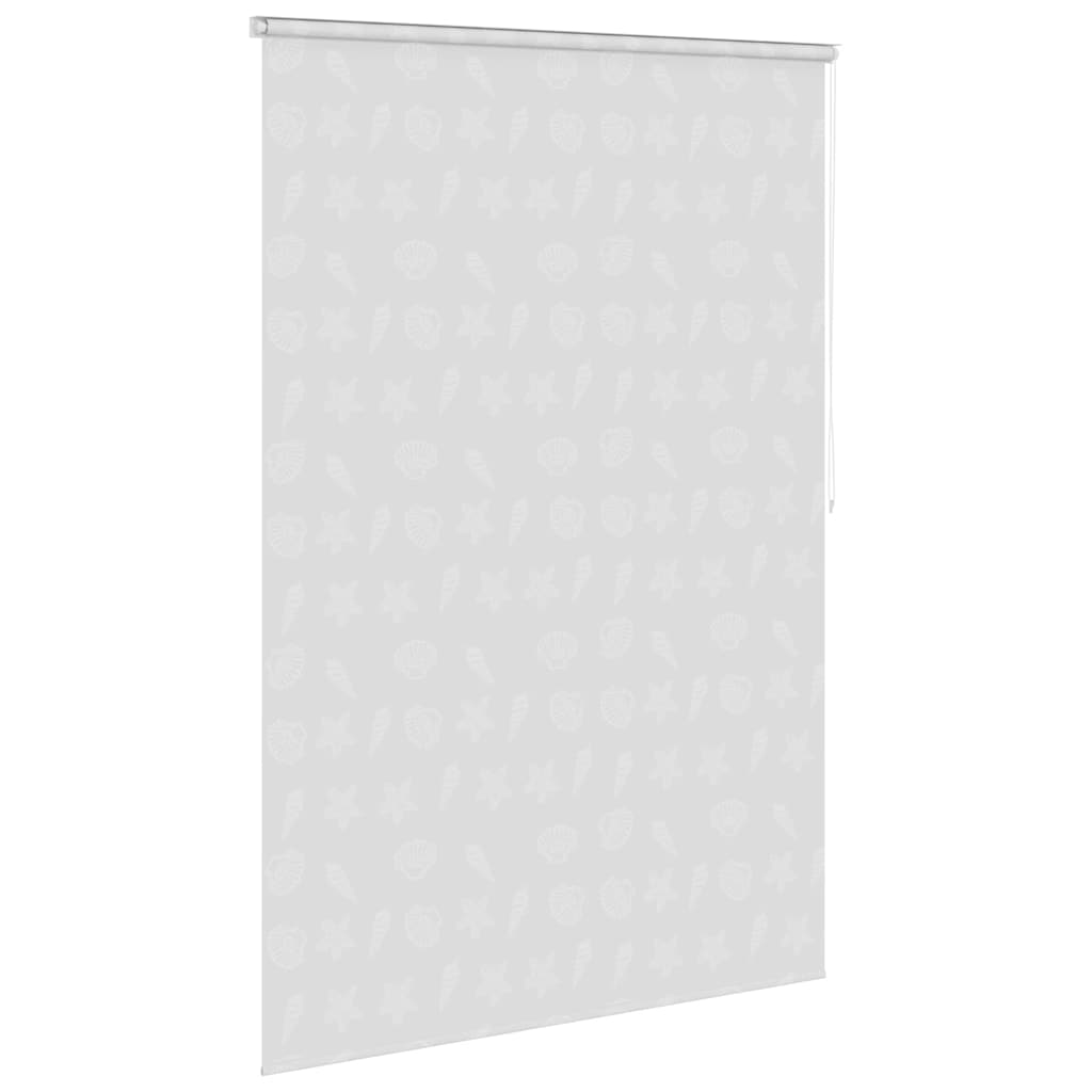 VidaXL Rolgordijn voor douche 140x240 cm zeester