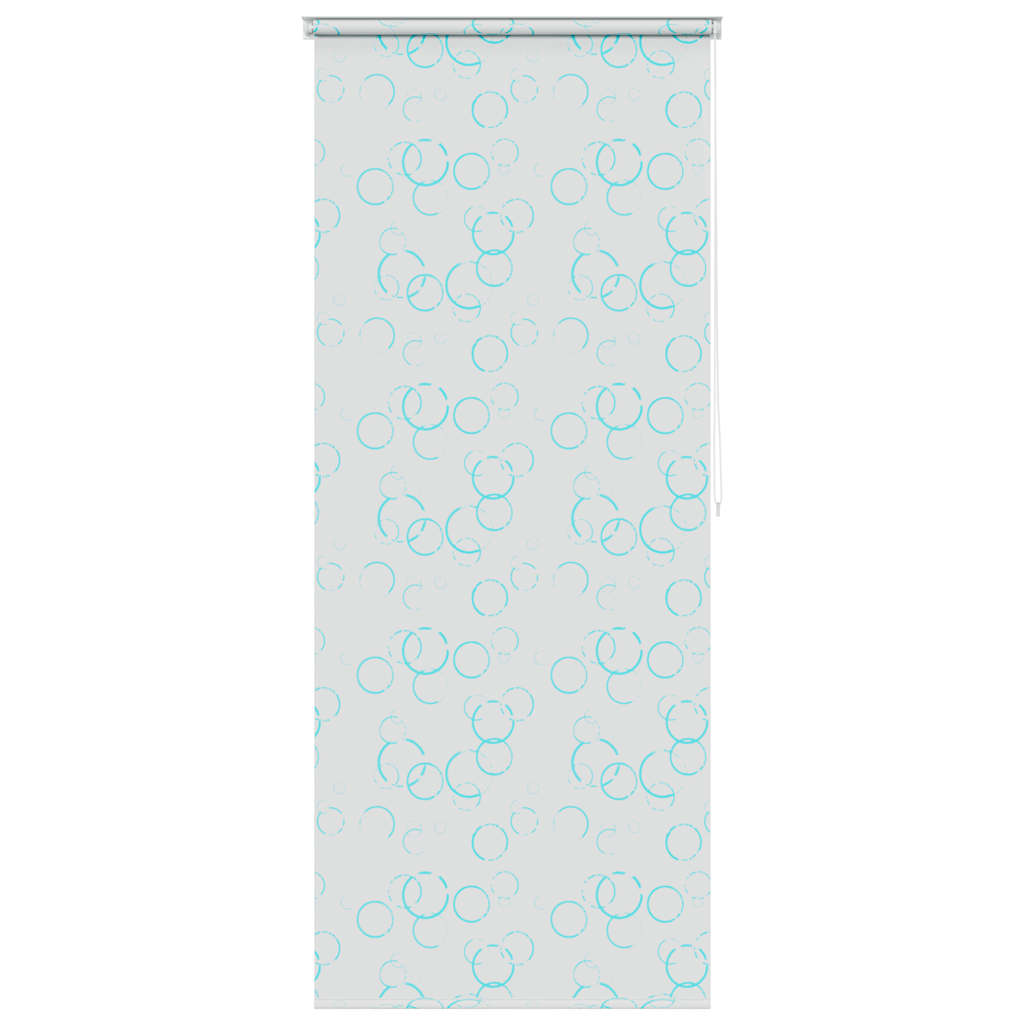 VidaXL Rolgordijn voor douche 80x240 cm bubbel