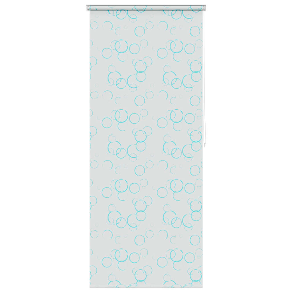 VidaXL Rolgordijn voor douche 100x240 cm bubbel