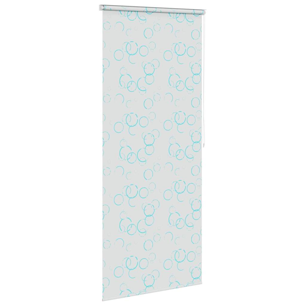 VidaXL Rolgordijn voor douche 100x240 cm bubbel