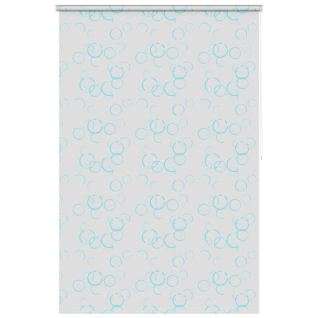 VidaXL Rolgordijn voor douche 140x240 cm bubbel