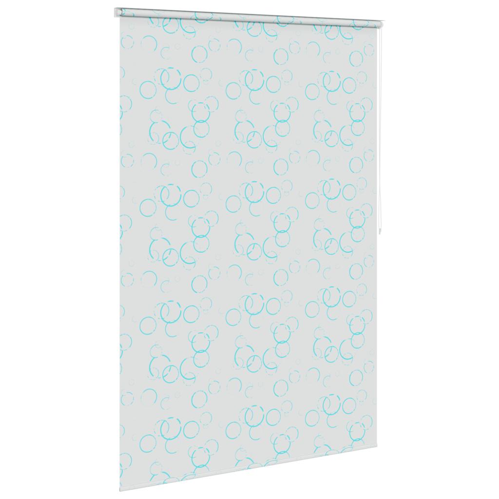 VidaXL Rolgordijn voor douche 160x240 cm bubbel