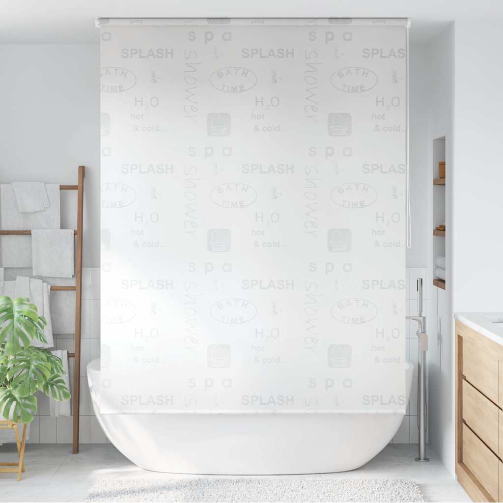 VidaXL Rolgordijn voor douche 140x240 cm splash