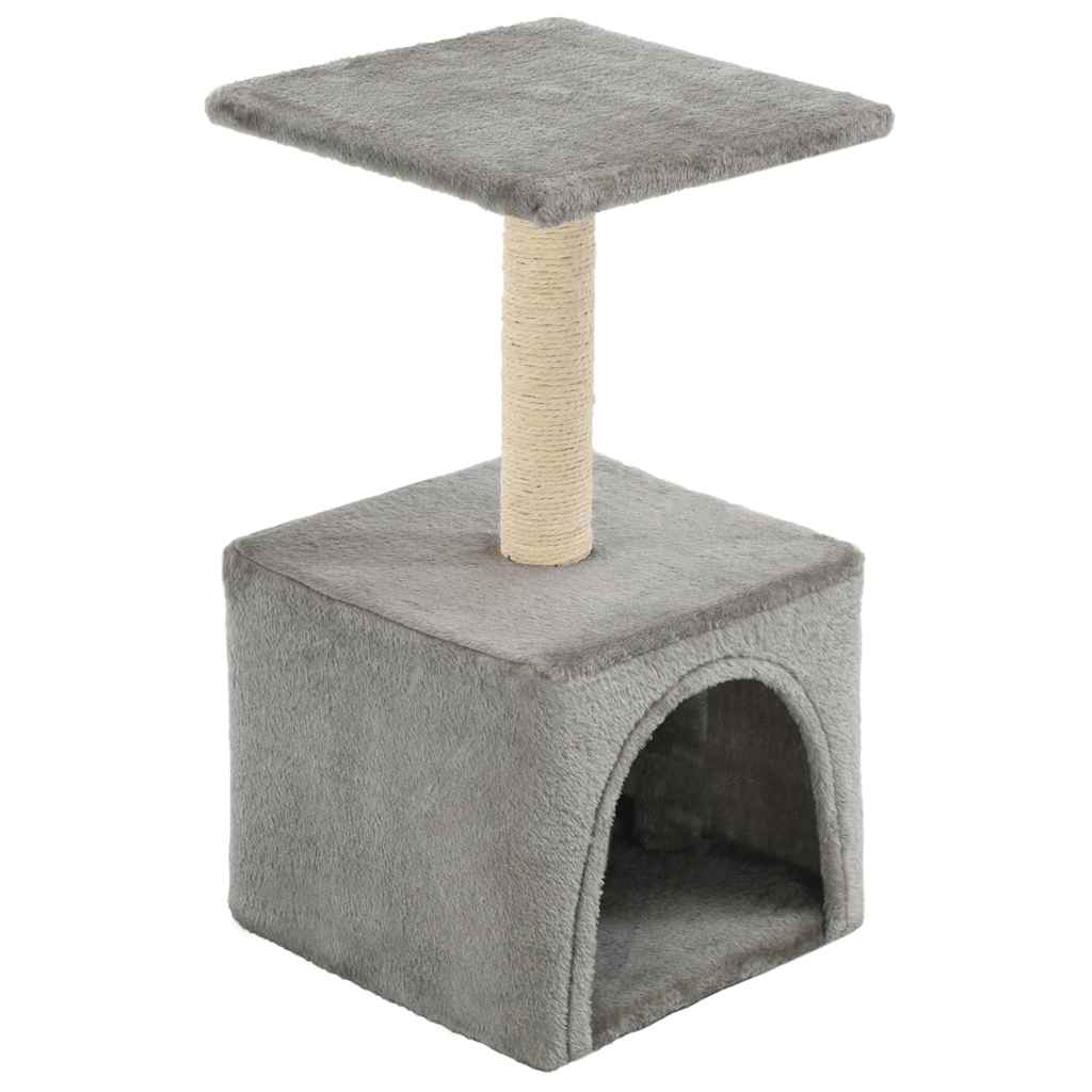 VidaXL Kattenkrabpaal met sisal krabpaal 55 cm grijs