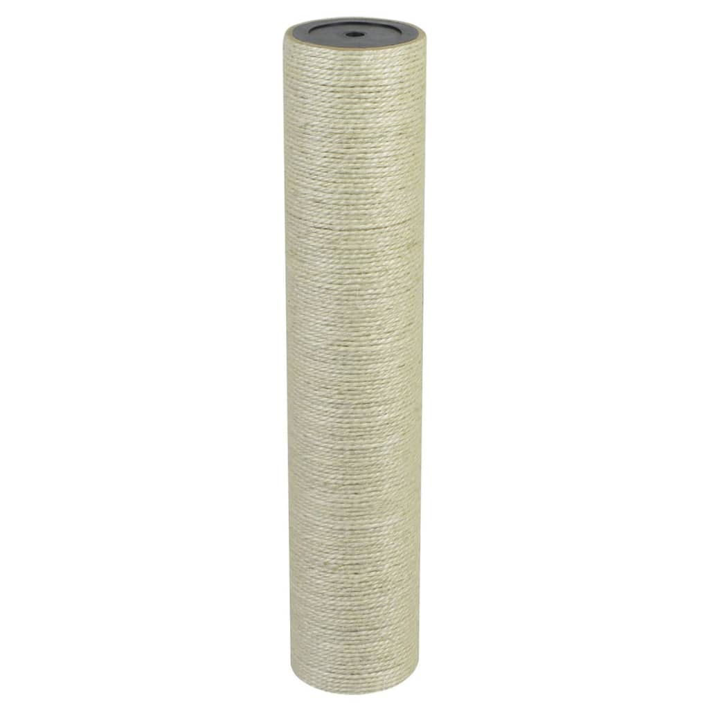 VidaXL Kattenkrabpaal 8x40 cm 8 mm beige