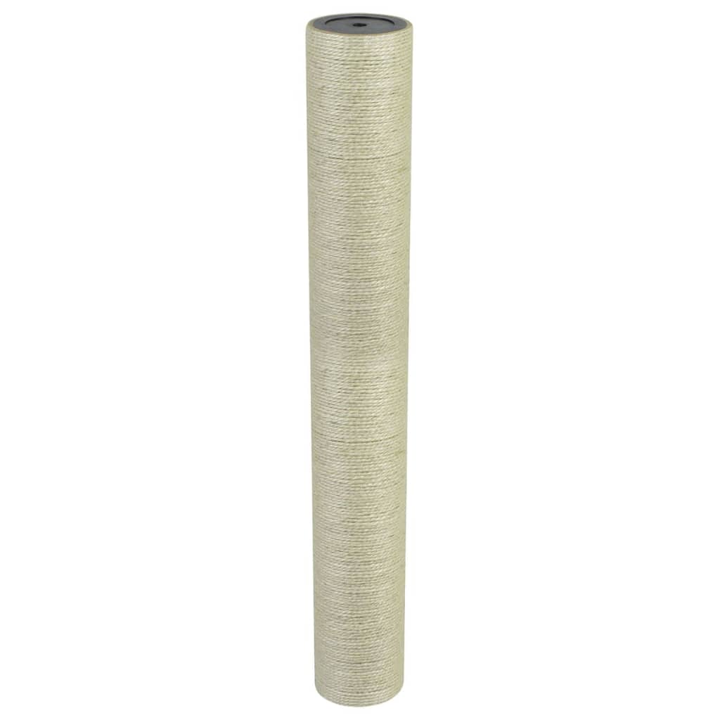 VidaXL Kattenkrabpaal 8x60 cm 8 mm beige