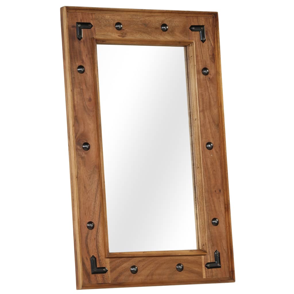VidaXL Spiegel 50x80 cm massief acaciahout