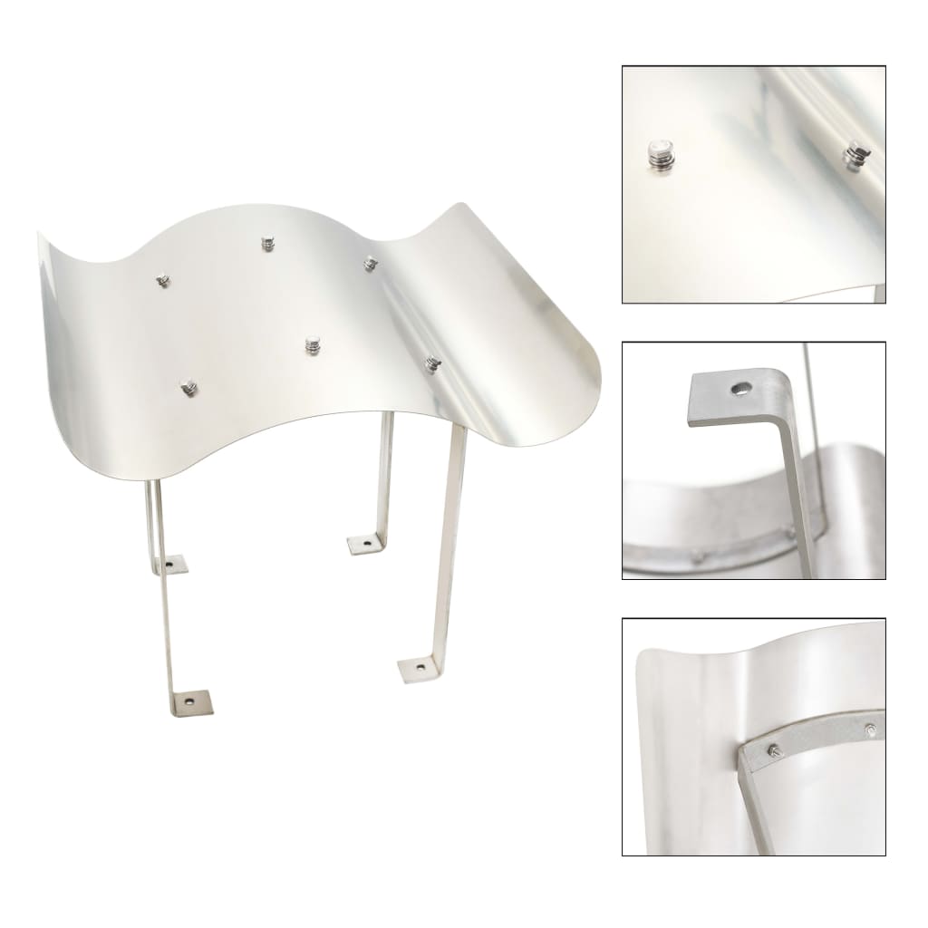 VidaXL Schoorsteenkap roestvrij staal 70 x 100 x 38 cm