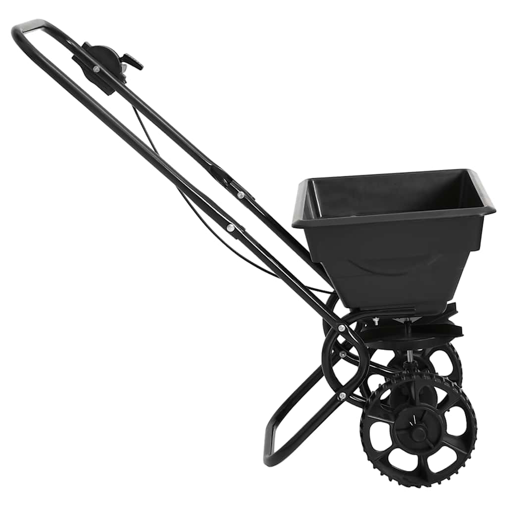 VidaXL Strooiwagen duwmodel 15 l 80x46x75 cm pvc en staal