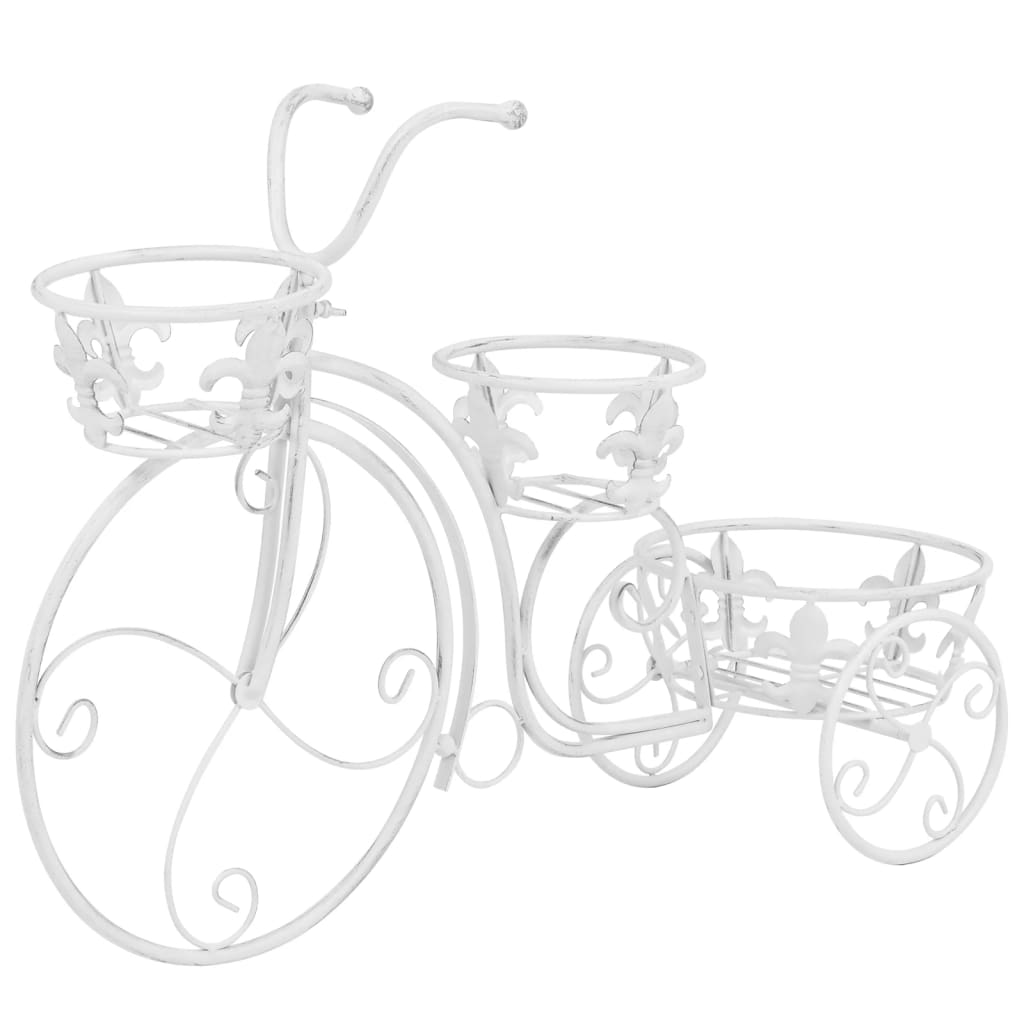 VidaXL Plantenstandaard fietsvorm vintage stijl metaal