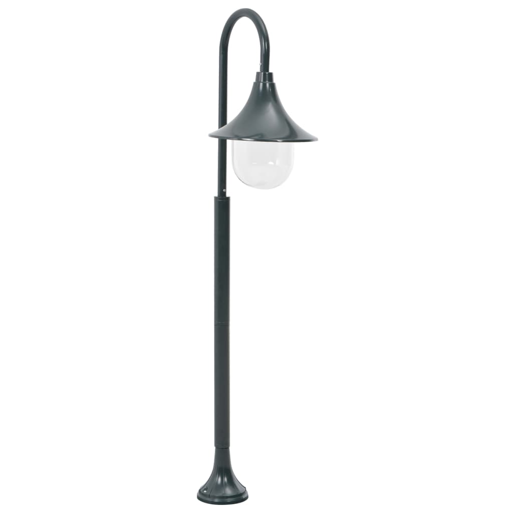 VidaXL Paalverlichting tuin e27 120 cm aluminium donkergroen