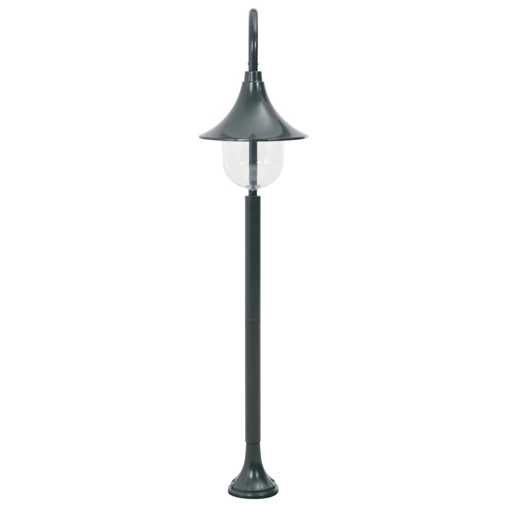 VidaXL Paalverlichting tuin e27 120 cm aluminium donkergroen