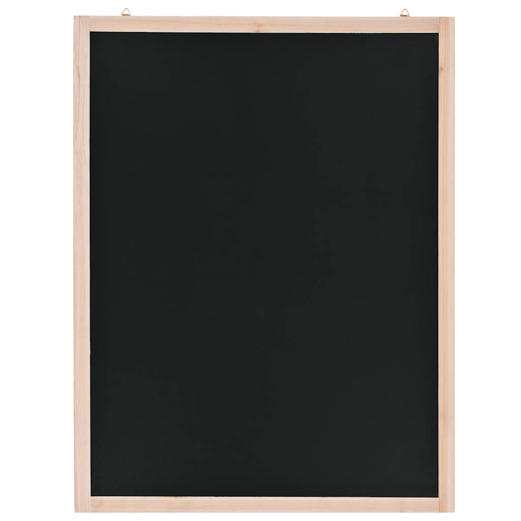 VidaXL Krijtbord voor aan de wand 60x80 cm cederhout
