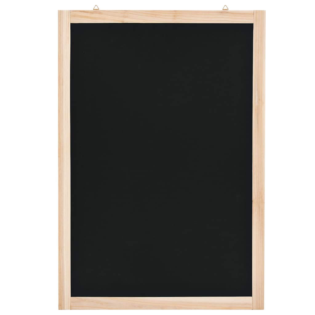 VidaXL Krijtbord voor aan de wand 40x60 cm cederhout