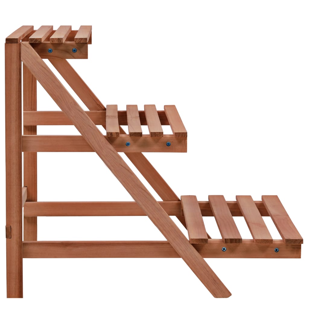 VidaXL Plantenstandaard 3-laags 48x45x40 cm cederhout