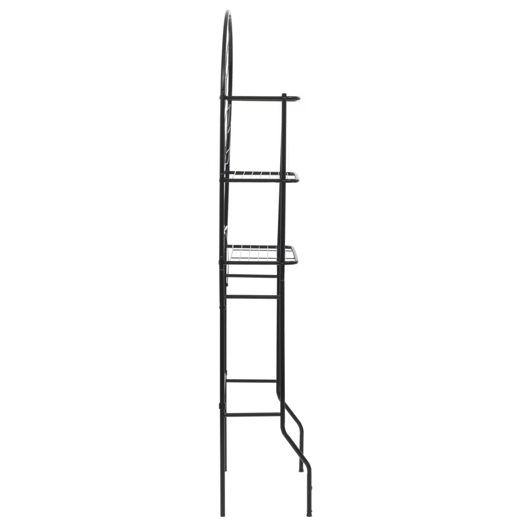 VidaXL Badkamerrek 60x33x174 cm zwart