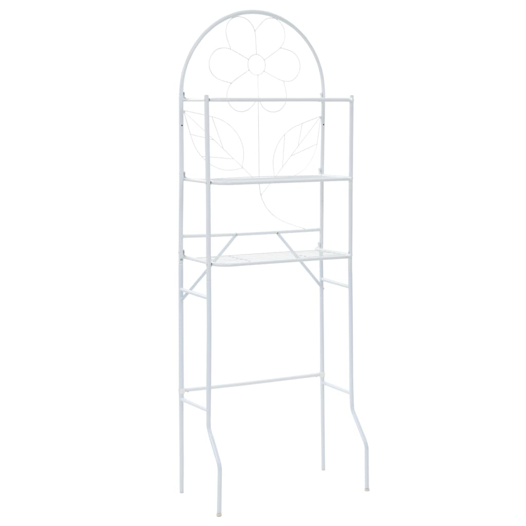 VidaXL Badkamerrek 60x33x174 cm wit