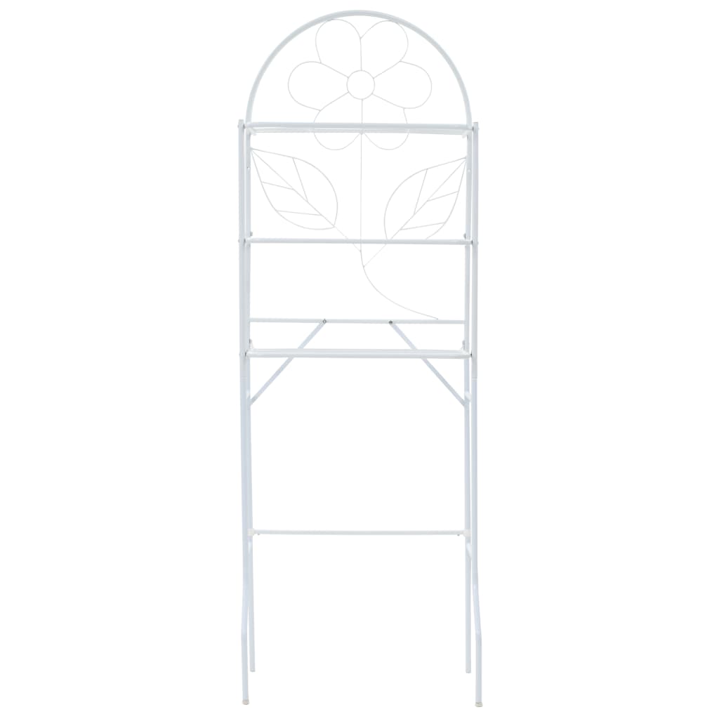 VidaXL Badkamerrek 60x33x174 cm wit