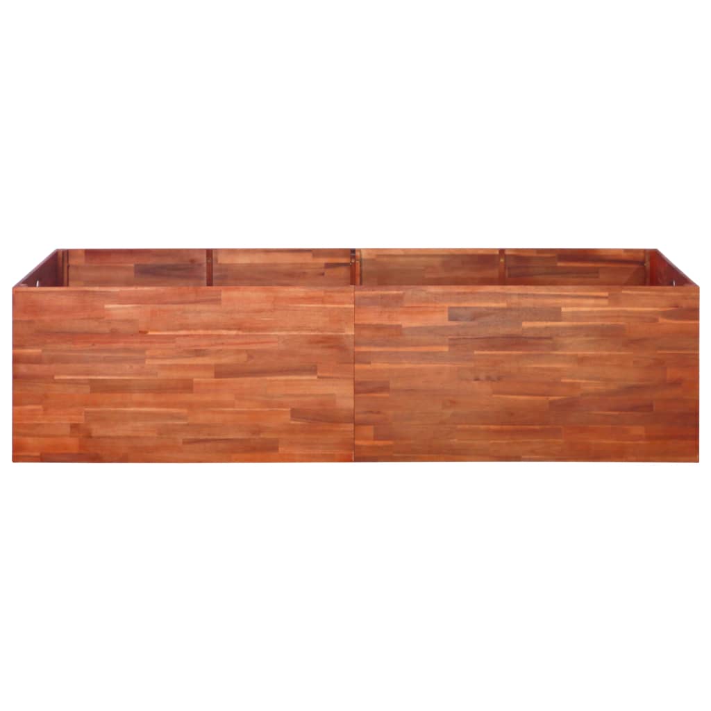 VidaXL Plantenbak verhoogd 200x50x50 cm acaciahout