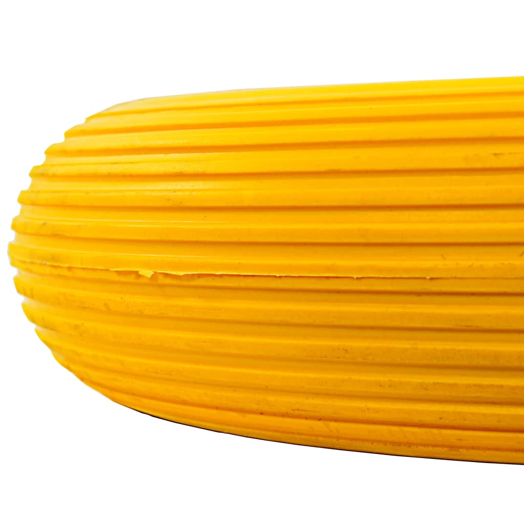 VidaXL Kruiwagenwiel met as 4,00-8 390 mm massief pu