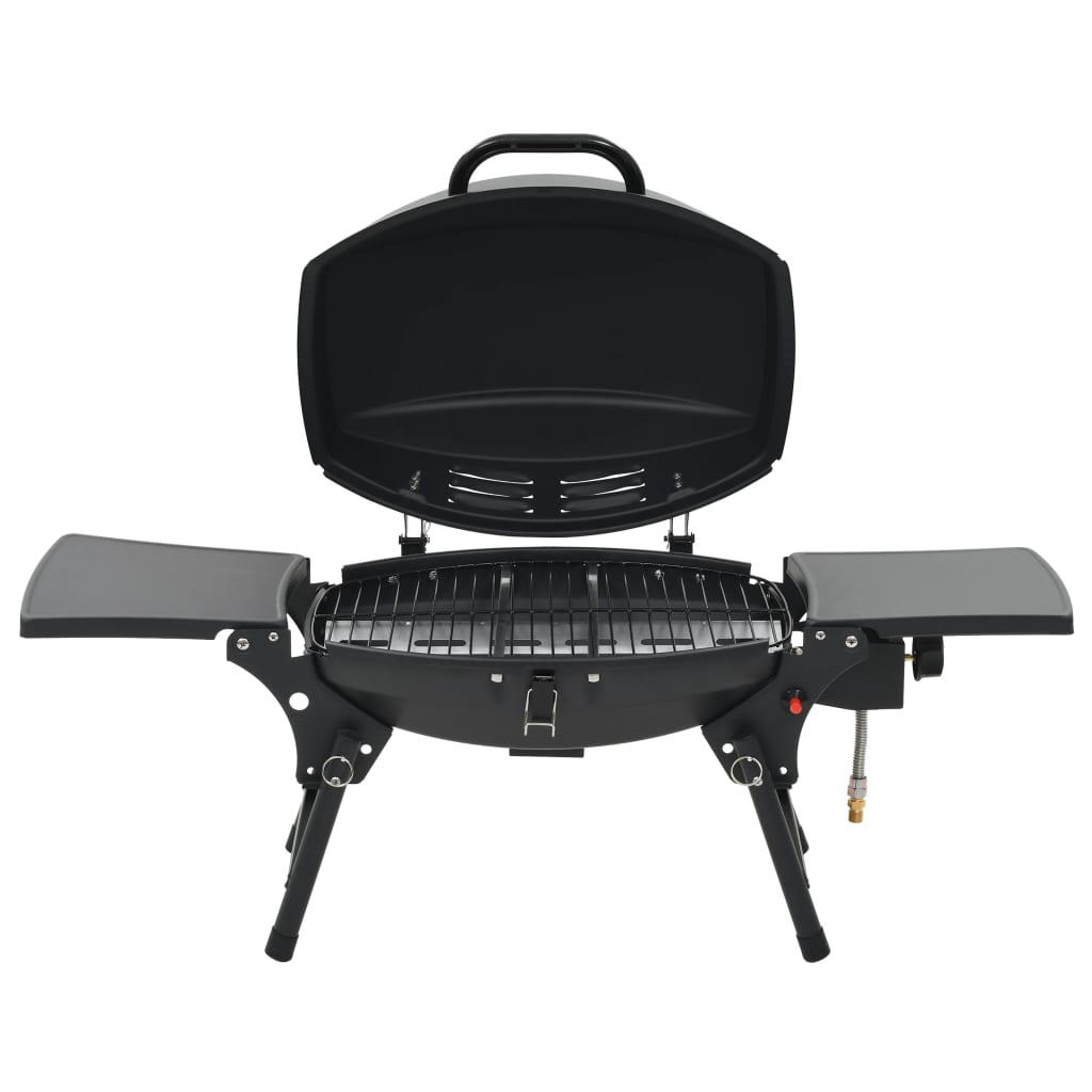 VidaXL Gasbarbecue met kookzone zwart