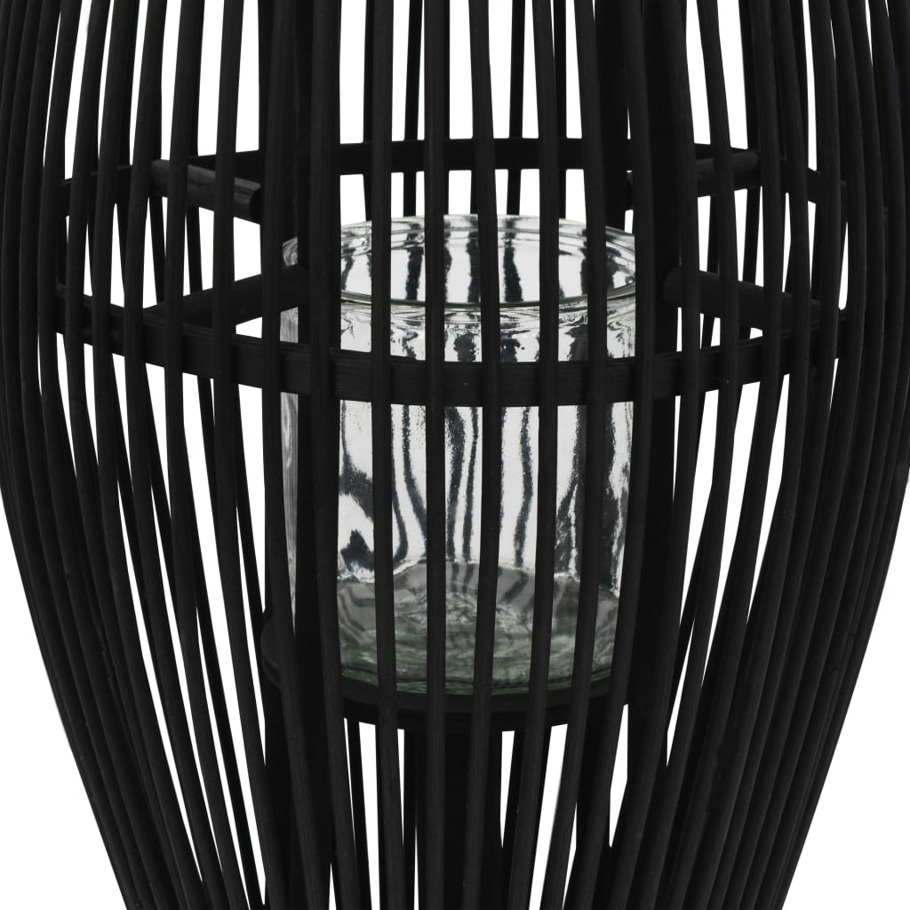 VidaXL Lantaarnhouder hangend 60 cm bamboe zwart