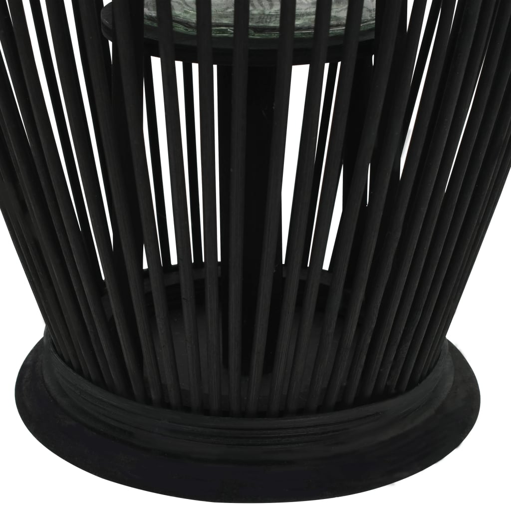 VidaXL Lantaarnhouder hangend 60 cm bamboe zwart