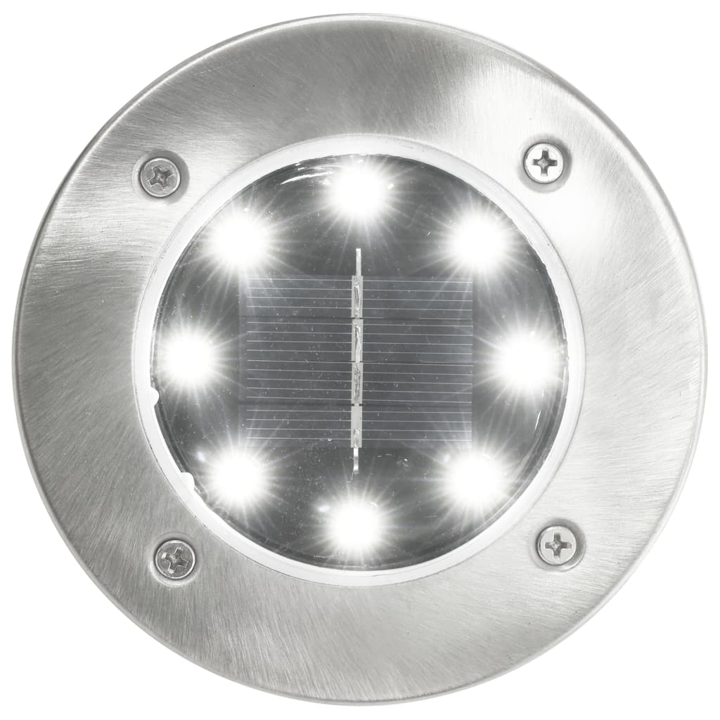 VidaXL Grondlampen 8 st solar led wit