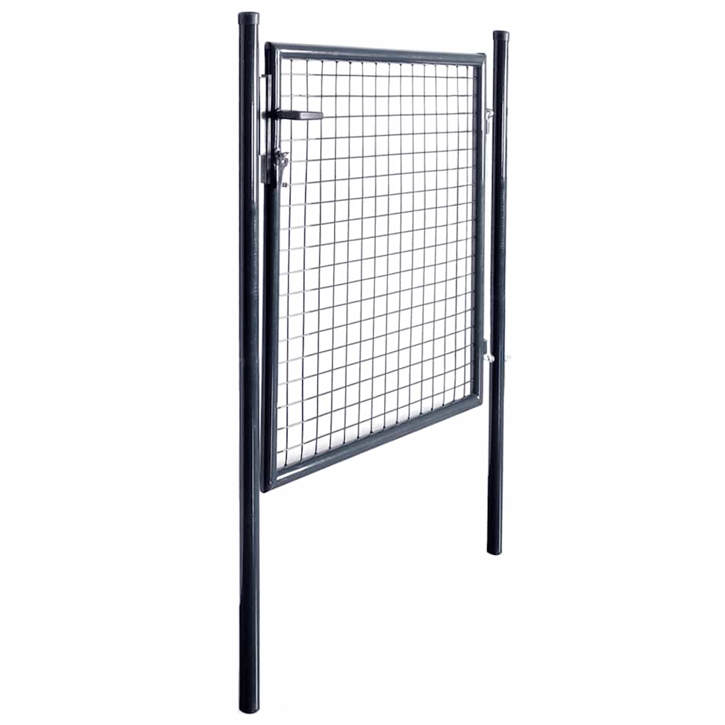 VidaXL Tuinhek van gaas gegalvaniseerd staal 100x100 cm grijs