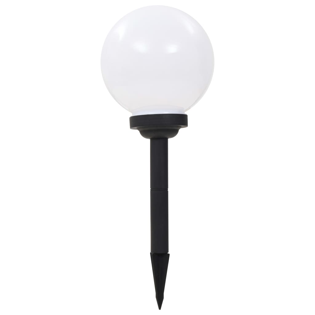 VidaXL Led-solarlampen rond 20 cm rgb 3 st